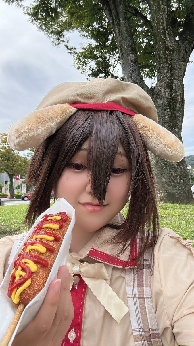 cos06_rk's tweet photo. この間のa!の時屋台もあったんで
チーズハットグ食べた https://t.co/VsFvgzOmNt