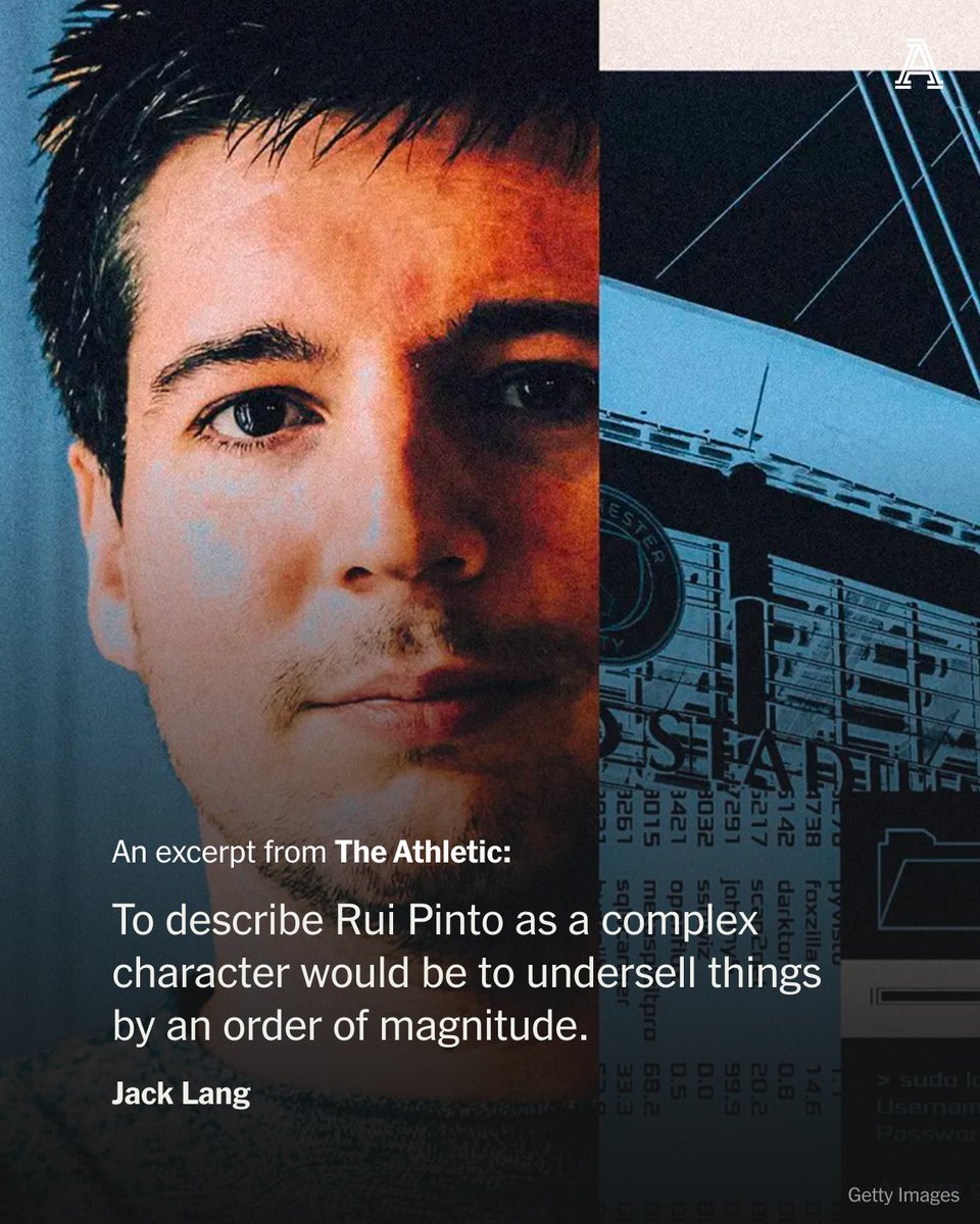 TheAthleticFC's tweet photo. The story of the Manchester City charges can be traced back to Rui Pinto, the Portuguese whistleblower who gained access to millions of private documents, including information about City’s finances.

He is a divisive figure. To some a moral crusader, to others no more than a criminal.

But either way, his actions have proved consequential.

📝 @jacklang 

🔗 https://t.co/NFGv3jWxSk