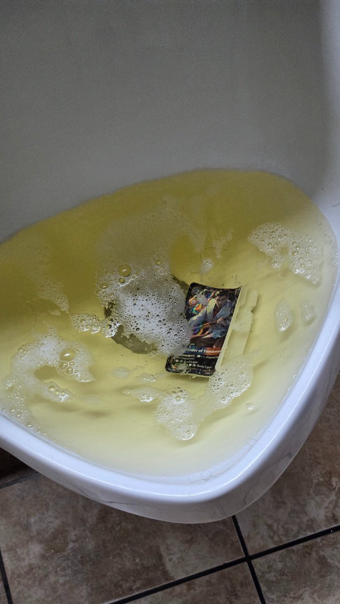 v_shortsighted's tweet photo. Someone threw jayce in the clogged urinal and ppl are choosing to actively piss on it https://t.co/5WRBXsDX7J