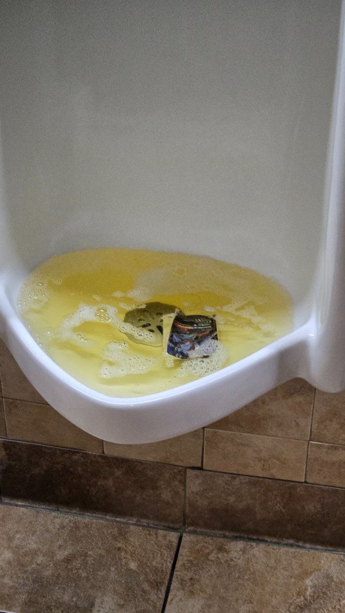 v_shortsighted's tweet photo. Someone threw jayce in the clogged urinal and ppl are choosing to actively piss on it https://t.co/5WRBXsDX7J