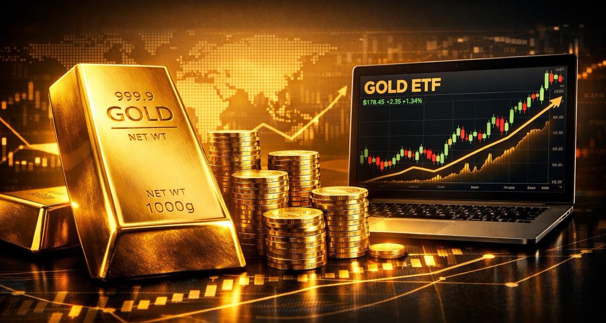 Davidonm3z's tweet photo. 黃金 ETF 資金流入，近來成為推動金價的重要因素之一。📈🥇
當投資人對黃金的需求增加，ETF 持倉嘛可能跟著增加。
黃金市場，值得繼續看落去！
#GoldETF #黃金 #投資 https://t.co/vVhitu4Bvo