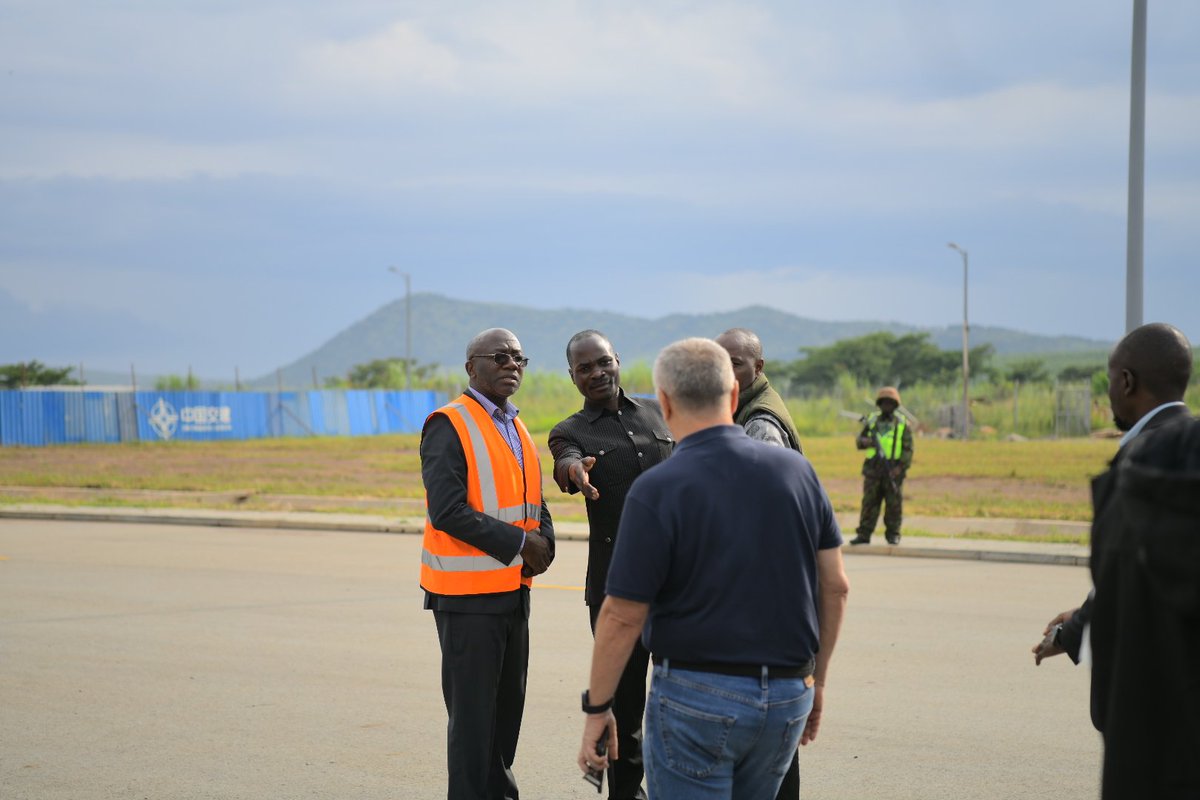 sussiekats's tweet photo. @HonByamukama the Minister of @MoWT_Uganda is at Kabalega International Airport, Hoima, to receive the Uganda Airlines flight chartered by #FUFA, carrying the Uganda Cranes and their delegation ahead of Tuesday's #AFCON2027 qualifier against Libya at Hoima City Stadium.
The flight marks @UG_Airlines maiden landing at Kabalega International Airport, an important milestone for the airport as Uganda prepares to co-host #AFCON2027 with Kenya and Tanzania next year.
Kabalega International Airport and Hoima City Stadium are key pillars of the country's AFCON preparations, supported by ongoing works to upgrade the road network in and around Hoima City to ease movement of teams, fans and visitors during the tournament.
The Ministry of Works and Transport remains committed to delivering the transport infrastructure needed to host a successful #AFCON2027. #PamojaAFCON #UgandaCranes
@UCAA_Spokesman