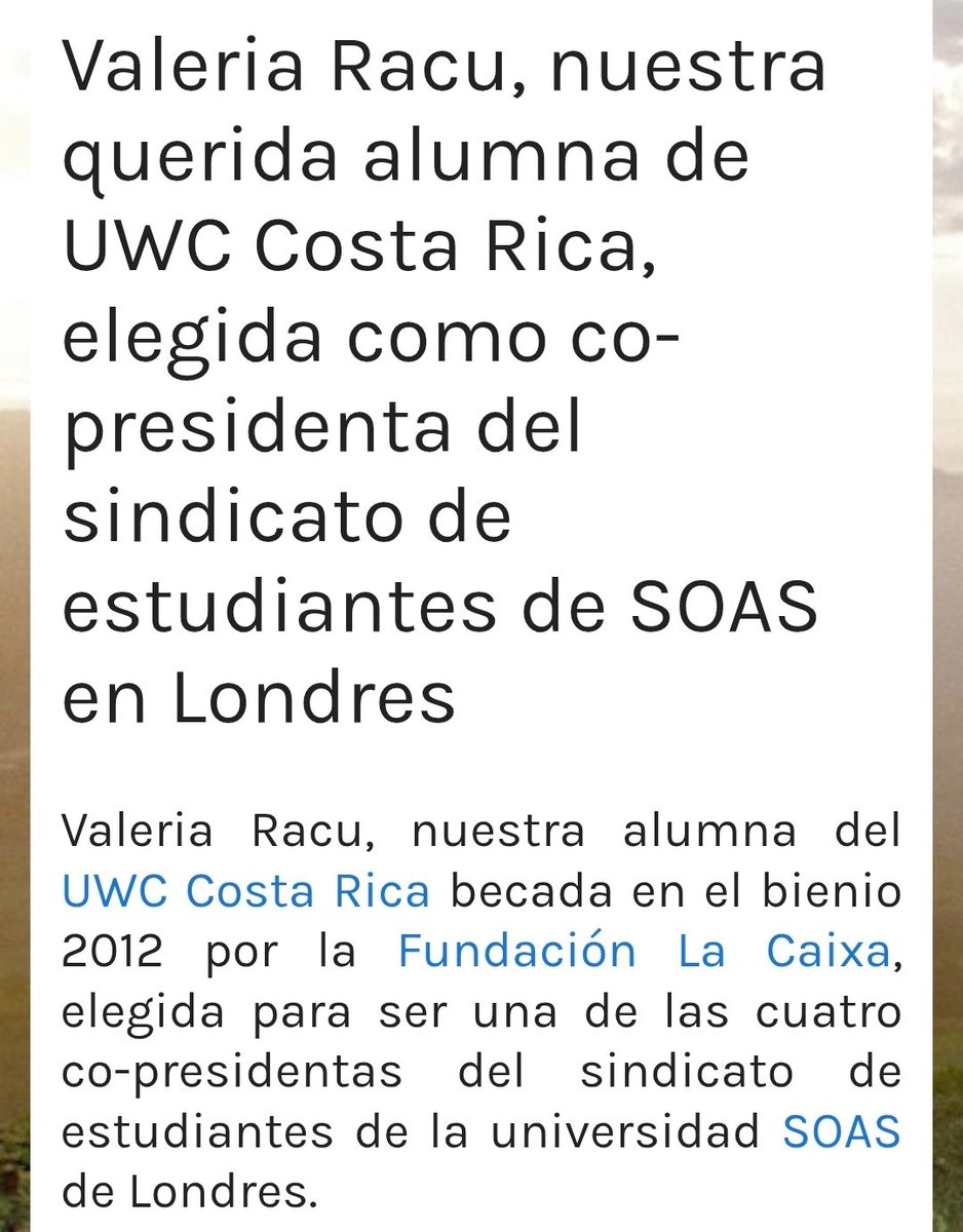 eldisidenteOK's tweet photo. Valeria Racu nació en Moldavia. Se vino a España. Luego a Costa Rica. Obtuvo una beca de (NADA MÁS Y MENOS) que de #LaCaixa, 2 años. Se fue a Londres a co-presidir el Sind. Est. del SOAS. Actuó en: Doctor Mateo, Hospital Central, El Tiempo Entre Costuras y Hay Alguien. Curioso. https://t.co/cI1SyrtYGX
