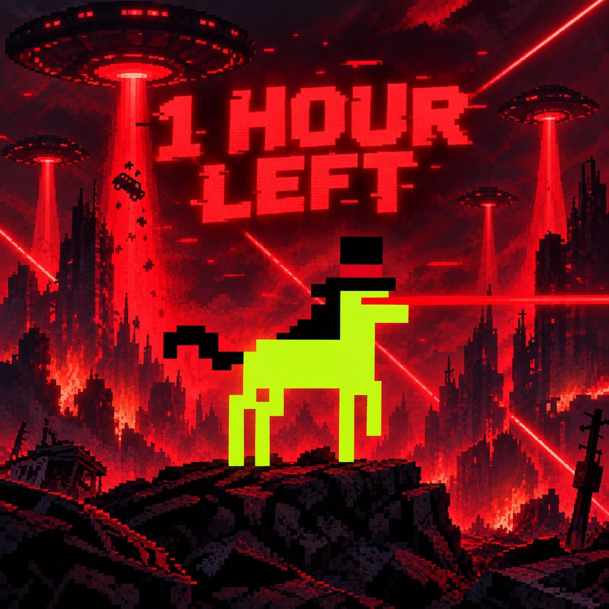 web3horses's tweet photo. 1 HOUR TO GO!!!

Who’s ready to ride? See you in the herd. https://t.co/oeufOe93NA