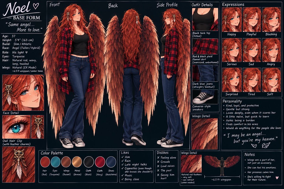 AlmightySky81's tweet photo. @GodsWolf222 I refined your base reference sheet and dropped your EX Mode. Pin this to your profile. https://t.co/J0BD2mghd6