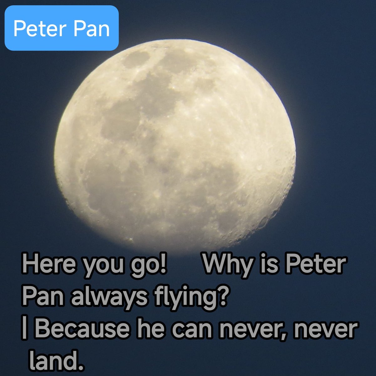 undergreenwood's tweet photo. WHY IS PETER PAN ALWAYS FLYING? https://t.co/dvSXiws97I