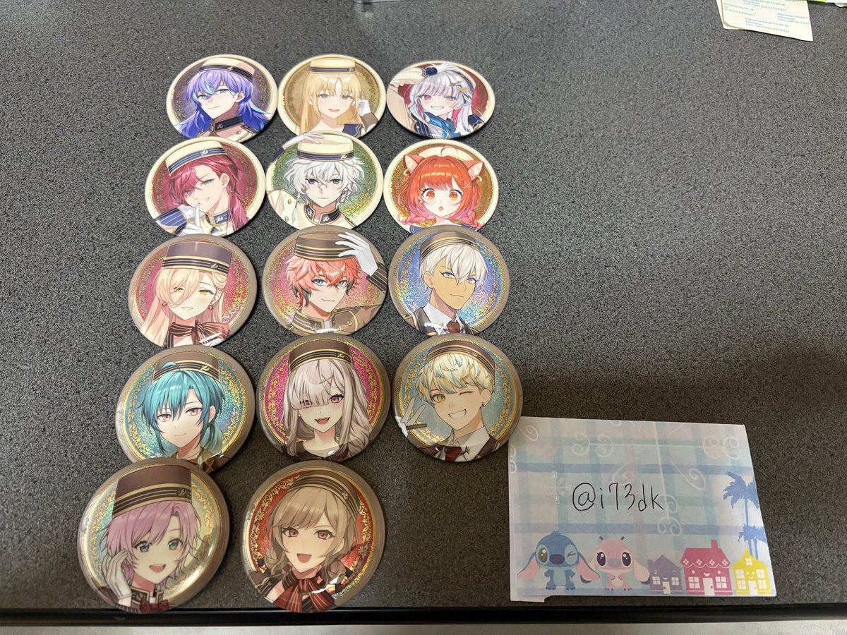 i73dk's tweet photo. 交換先探しています！
にじさんじ ビスケット缶バッジ2～4

譲➞画像参照

求➞☯･🏢･🌵･🖥️･👨‍🌾･🎈🤡･🌩️🦒･🥃

郵送交換希望です！
気軽に声掛けてください✨️
よろしくお願い致します。
 #にじさんじ   #にじさんじ交換 https://t.co/Frj5yuBnIN