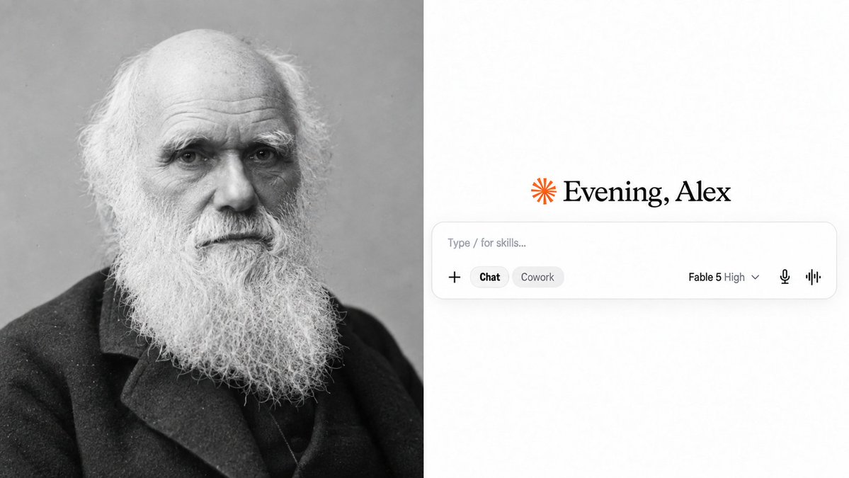 alex_prompter's tweet photo. R.I.P. AI that agrees with everything you say.

Charles Darwin wrote down every fact that went against his ideas the moment he found it, because those were the ones he'd forget.

This prompt makes Claude do the same to your plans.

"I want to test my plan with Charles Darwin's golden rule. He wrote down every fact that went against his ideas the moment he found it, because those were the ones he'd forget. Don't tell me what's good about my plan. Instead, act as the notebook he kept, and give me
→ the 5 strongest facts or arguments against it
→ which one I'm most likely to ignore, and why
→ what I'd see if that one turned out to be true
→ one test I can run this week to find out
Don't soften anything and don't end on encouragement. My plan [DESCRIBE YOUR PLAN, IDEA OR BELIEF]"

Run it before your next big decision.