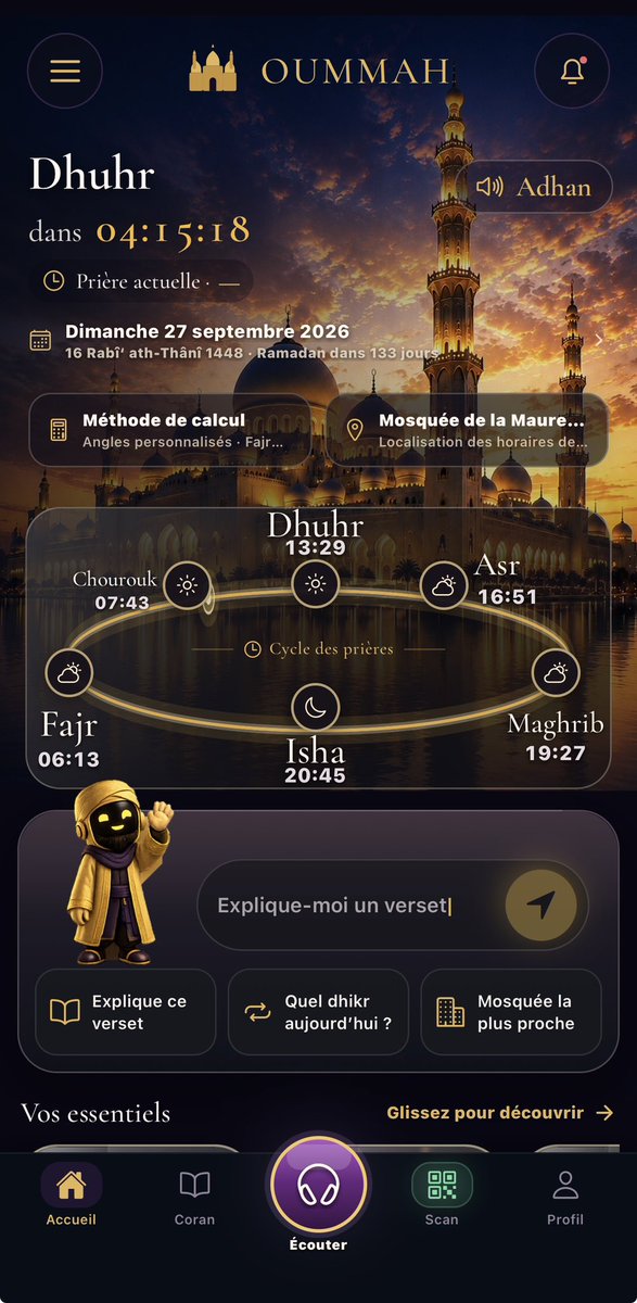 OummahApp's tweet photo. Qu’Allah nous facilite cette journée. 🫶 https://t.co/PKBdpXi4rV