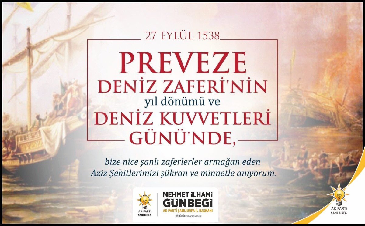 milhamigunbegi's tweet photo. “Denizlere hâkim olan cihana hâkim olur.” 

Denizcilik Tarihimizin en önemli zaferlerinden biri olan Preveze Deniz Zaferi’nin 488. yıl dönümü kutlu olsun. 🇹🇷

#PrevezeDenizZaferi
#DenizKuvvetleriGünü https://t.co/1TAdvjuAbL