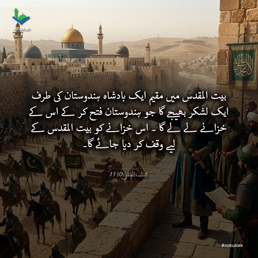 AlFatihahTheKey's tweet photo. A King of #Jerusalem Will Send an Army to #India
📚 Unlock the Secrets of the End of Time ⏳ with Us! 📚
📢 Follow us on:
🔹 WordPress, FB: @alfatihah01
🔹 Instagram: @AlFatihahTheKey
🔹 Twitter: @AlFatihahTheKey
#AlFatihah #TheKey #Hadith #EndOfTime #Palestine https://t.co/IljC3OZj5p