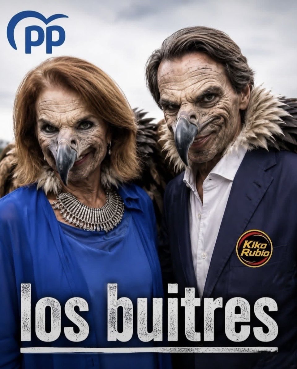 MaritxuDeusto's tweet photo. Hay que poner cara a todos los buitres. https://t.co/BLK5wuPuSa