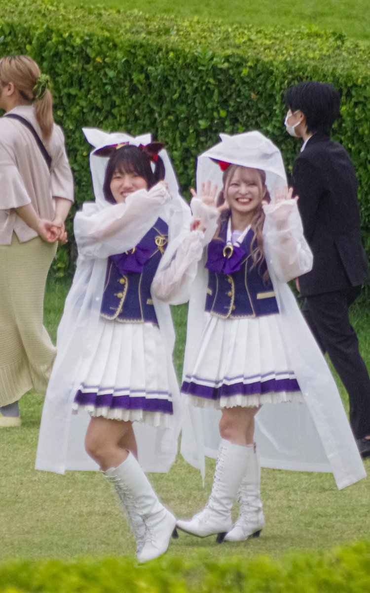Coldla_08's tweet photo. ウマ耳のレインコート！？
パワーってしたら返してくれました！www https://t.co/NJLQtlWsnX