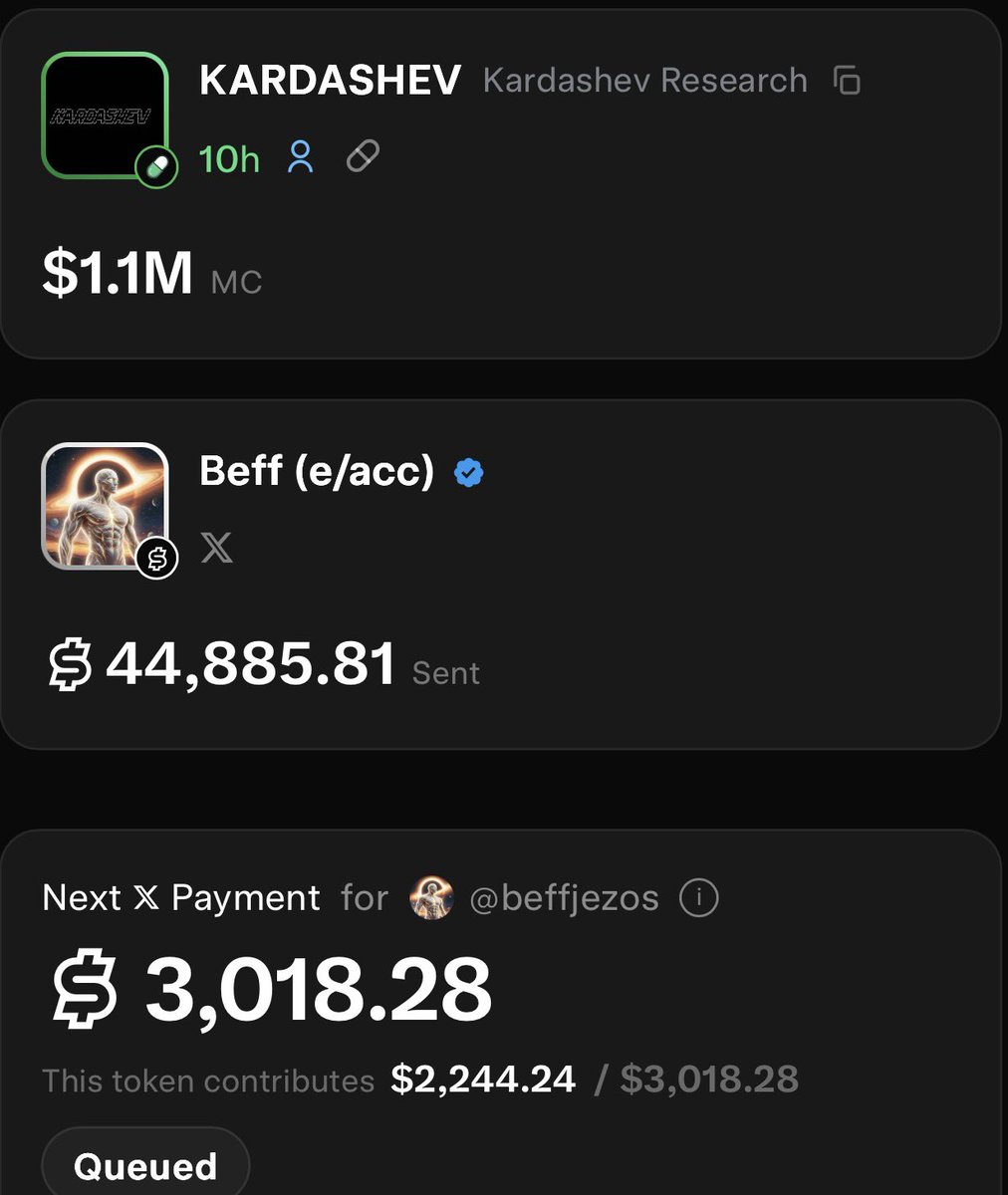westcultt's tweet photo. @beffjezos @So8res We want to help kick ass solana:5wW9mhbwq1HTFh341iimpmrqBB4mfxdXiYhdYBL7hUnp all the way, we ran up a bag for in fees for you, check your Xmoney wallet. https://t.co/9nAL8Ps6Tz
