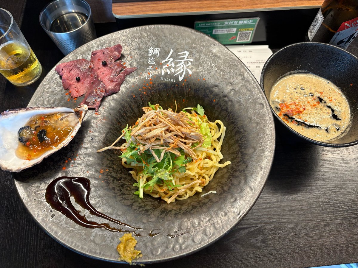 GremlinHana's tweet photo. 9月限定の牡蠣つけ麺を食べてきた
美味しかった🦪
#鯛塩そば縁 https://t.co/SZpvfq4Xq8