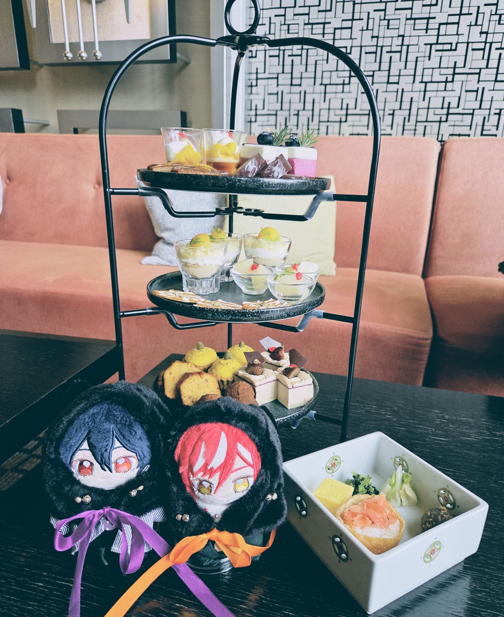 erue_enst's tweet photo. アフヌンしてきた～💮
スイーツもおいしかったし、セイボリーが和食でお漬物ついてるのが良かった…✨️ https://t.co/Qb2UByZOEN