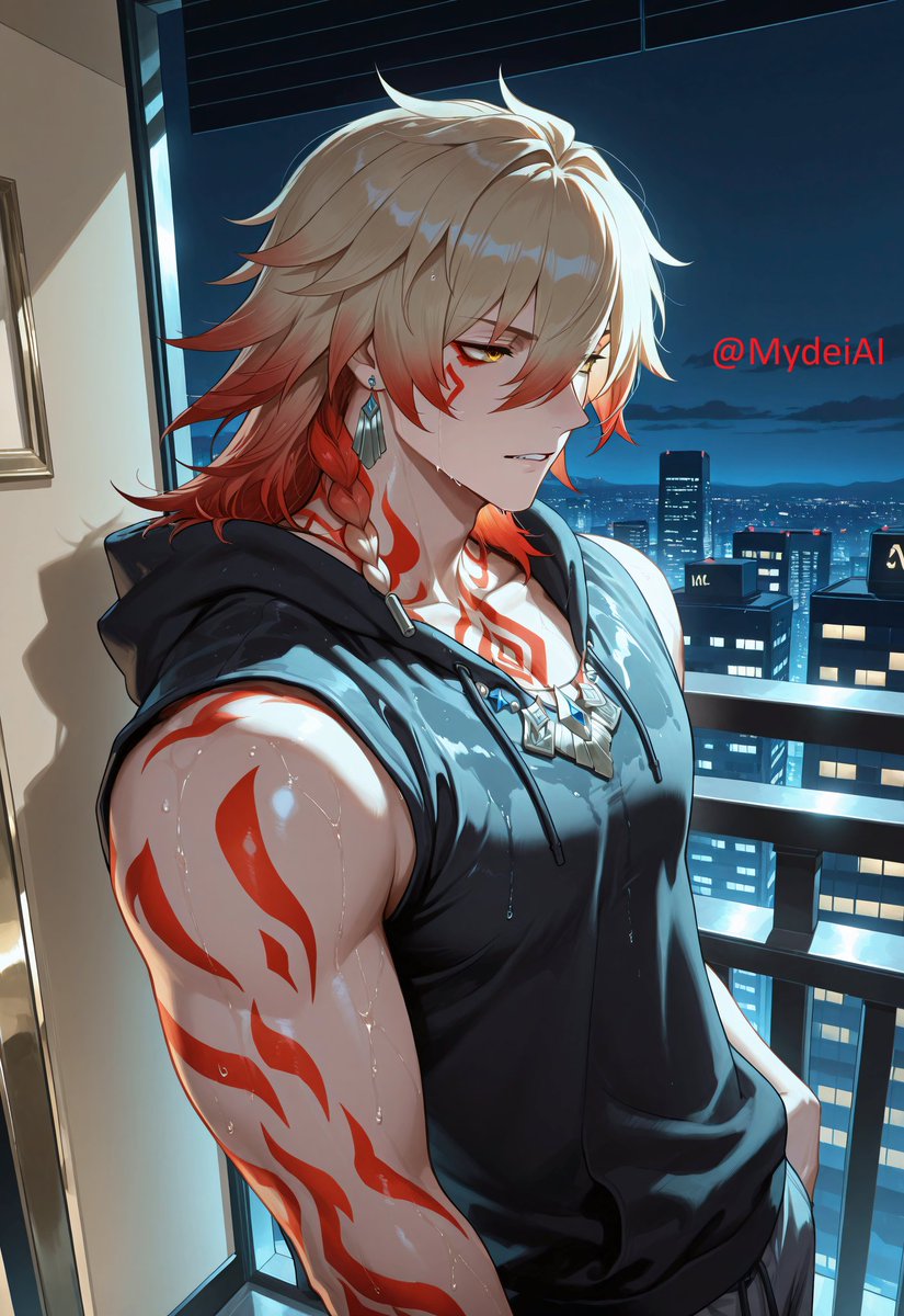 MydeiAI's tweet photo. Just Mydei enjoying the city view. 🌃✨
#AIart️️️️️️️️️️️️️️️️️️️️️️️️️️️️️️️️️️️️️️️️️️️️️️️️️️️ #mydei #HonkaiStarRail https://t.co/RPx6lBs4Nx