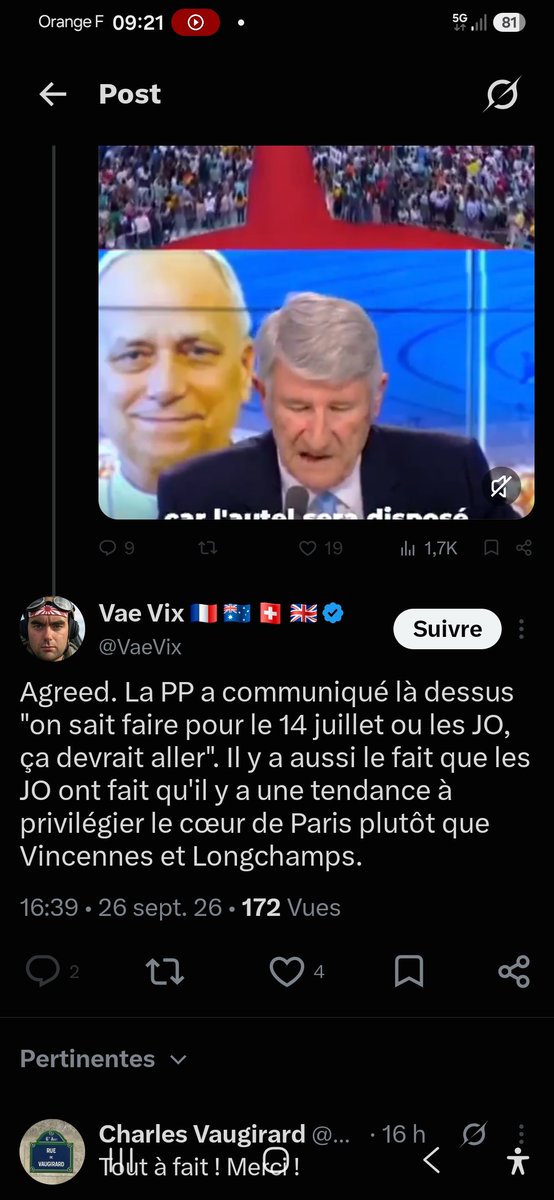 Coyote504's tweet photo. C etait peut être 1 cobtrainte technique..Chps Elysée Grde Armée ...mais placer l autel sur le lieu exact de l echafaud...alors qu il aurait pu être à  1 tt autre endroit passe comme 1 signe de réparation.. que vs le vouliez ou non
@VaeVix https://t.co/JwT4HbePRo