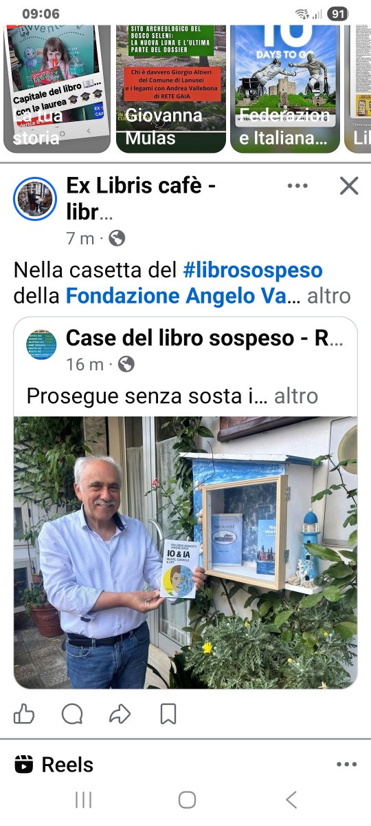 michelegentile7's tweet photo. Le librerie-dimore del #librosospeso:
Comune di Pertosa (Sa)
Comune di Salvitelle (Sa)
Comune di Caggiano (Sa)
Teodora - Auletta (Sa)
Città di Rezzato (Bs)
Fondazione Angelo Vassallo Sindaco Pescatore - Vallo della Lucania (Sa)
#exlibriscafe https://t.co/fpF8CwFcf5