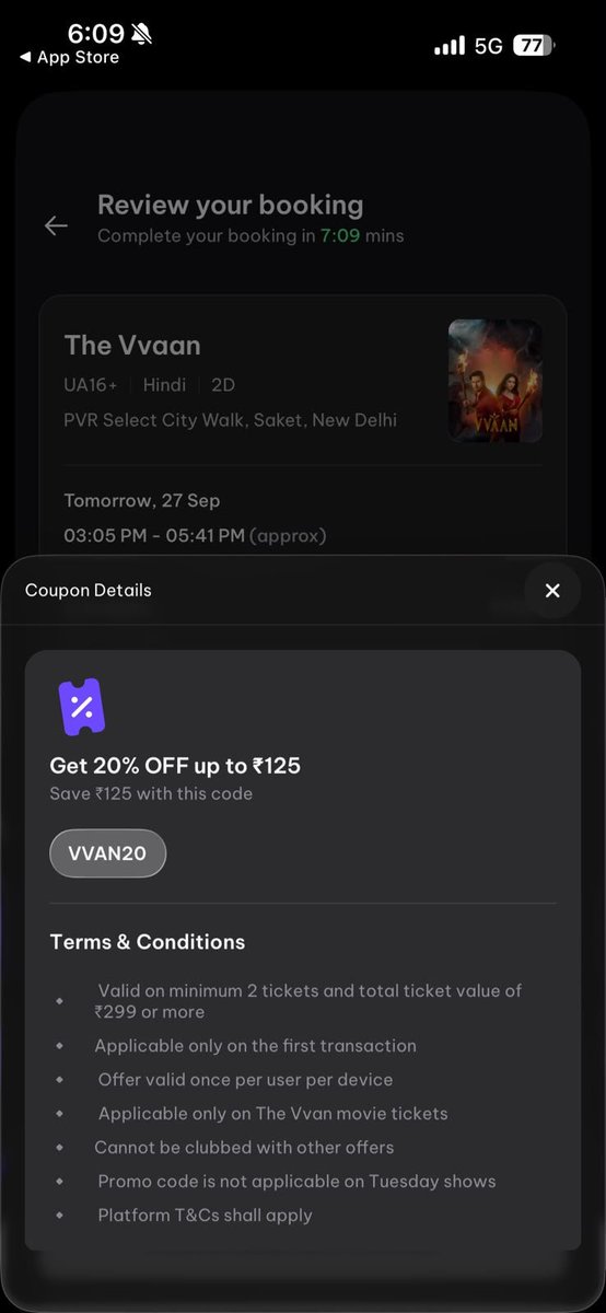 thebenedict_'s tweet photo. Tamannaah Bhatia looks stunning in the trailer. Need to see this on the big screen now. Used VVAN20 while booking on District. Just book 2 tickets — new users only. #VvaanOnDistrict https://t.co/yyxa7cUECi
