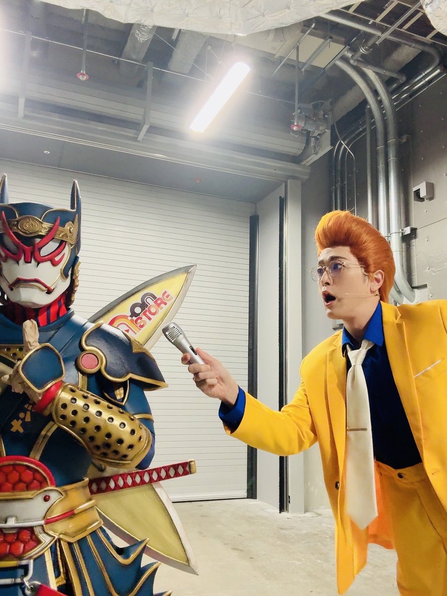 shunly317's tweet photo. あーっと！折紙サイクロンでも私の擬態はうまく出来なかったようだー！
昼公演ありがとうございました✨
#舞台タイバニ https://t.co/dzF0V3vY1L