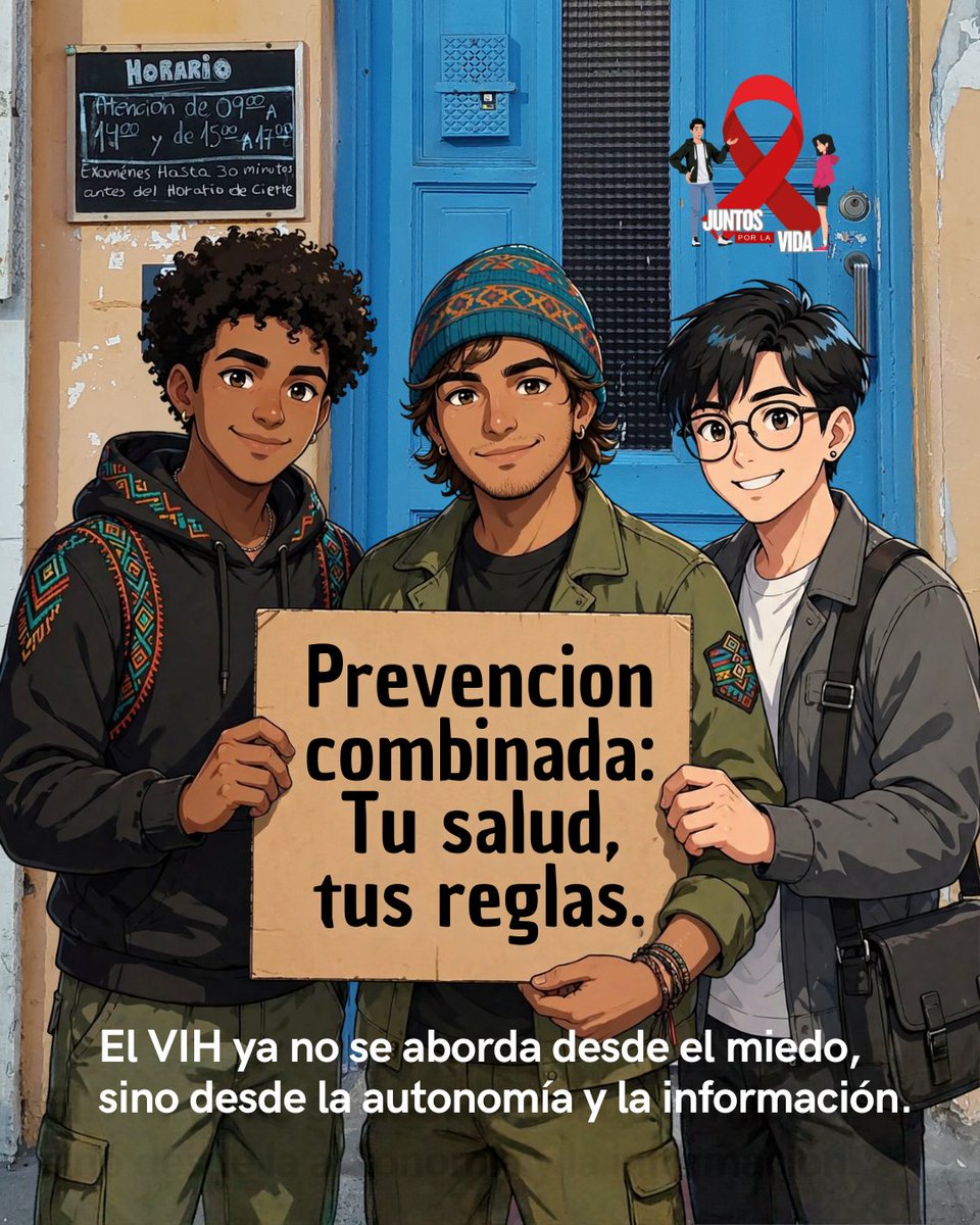 JuntosporlaVida's tweet photo. @ministeriosalud @SEREMISalud_15 @saludarica @HospitalArica @CorresponsalVIH @UnaidsLac @CasaConstArica @panxo_xavier @DennyCristi @Fenpruss 📍 EN ARICA - GRATIS Y CONFIDENCIAL:
UNACESS Hospital Dr. Juan Noé
18 de Septiembre 1000
📞 (58) 2204609
Lun-Vie 14:30-16:30
+18 años, Fonasa/PRAIS
#SaludSexual #PrEP #PrevenciónCombinada #UNACESS #HSH https://t.co/w6EPTh5kPa