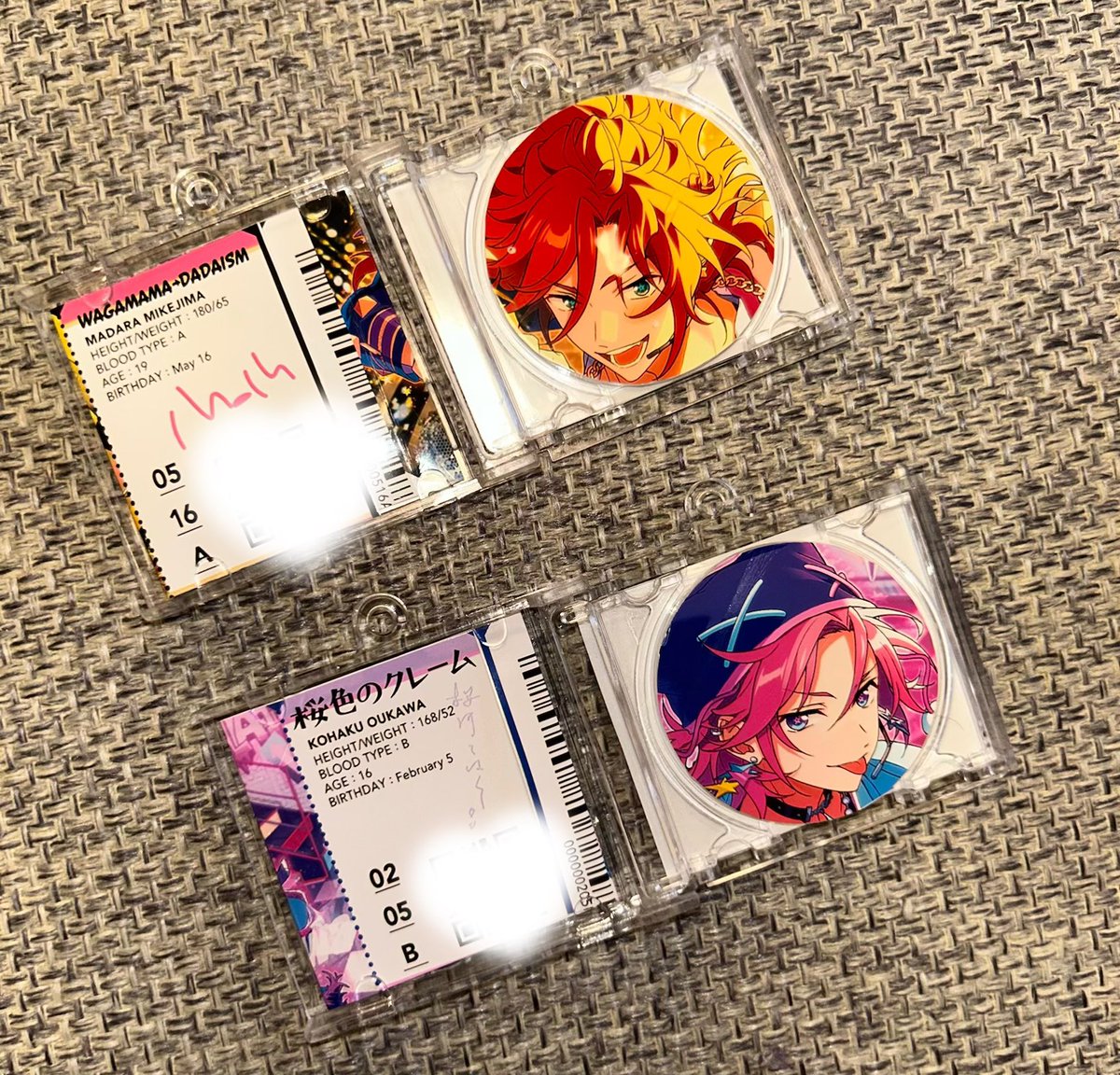 mm_to_kohakyun's tweet photo. セリアさんのがちょ〜〜〜どピッタリだったのでご参考までに！
※マムのサインはちょっと削れてNaMになります🥲 https://t.co/0PufUAETUr