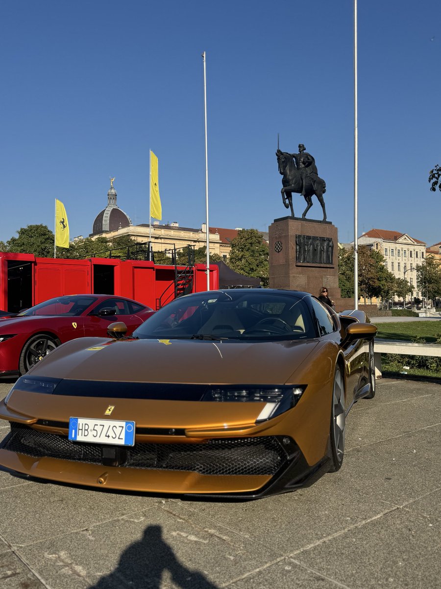 RLDInsight's tweet photo. Oil goes up, Ferrari trying to sale more cars…soon no more oil and only driving Ferrari will be Luca🤣 #zagreb #cars #Ferrari #newcar #sarcasm https://t.co/nhpSCxxYT1