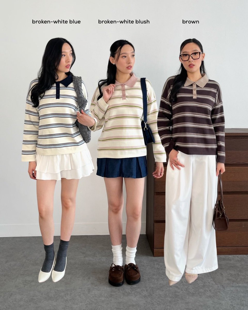 littlemeezsiw's tweet photo. Baru nemu brand lokal rajutnya secakep ini 😭 mana warna stripe-nya masuk semua lagi ke tone kulit, ga pusing mikir padu padannya https://t.co/3b5Aslprzx