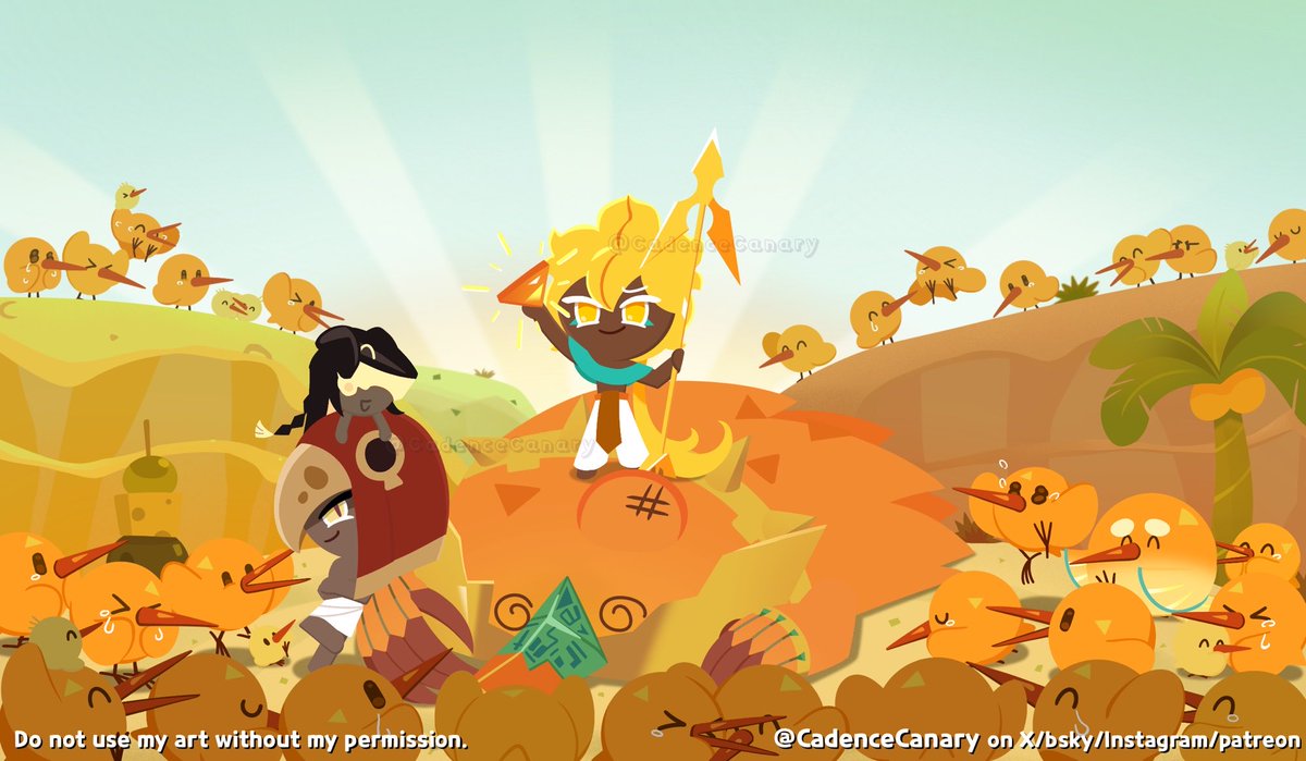 CadenceCanary's tweet photo. Happy birthday to Golden Cheese Cookie! Cheez!

Long live the Radiant Queen! Chirp Chirp!

#goldencheesecookie #crk #cookierunkingdom #smokedcheesecookie #burntcheesecookie https://t.co/DbtyCvVAYw