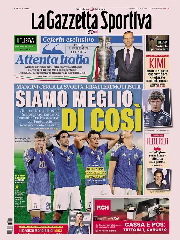 GorettiGianluca's tweet photo. #Gazzetta https://t.co/DmOcZSGSR7