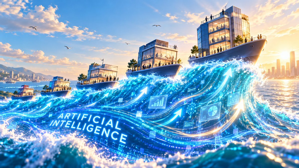MichaelPesin's tweet photo. Features =/= Revenue
I've been hearing this fallacy a lot in the past year, mostly criticism about how AI fails to translate into profit in software companies.
AI is the best example of "a rising tide lifts all boats" https://t.co/yBJSFqME9p