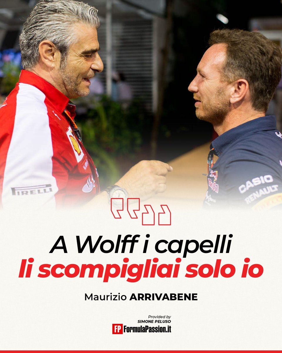 PelusoF1's tweet photo. ❌ FERRARI, ARRIVABENE SCETTICO SU HORNER

#Horner ha scosso il mondo #Ferrari con la sua autocandidatura durante il weekend di Baku.

A intervenire sul tema è stato l'ex team principal Maurizio #Arrivabene, dimostrandosi scettico sulle possibilità che un uomo solo - per quanto titolato - possa essere la soluzione vincente per Maranello 🤯

E si è preso anche meriti che lo stesso Horner si è attribuito nell'ormai famosa intervista al Times 😏

I dettagli 🗞️👉 https://t.co/rOoNJdIYdn

#F1
