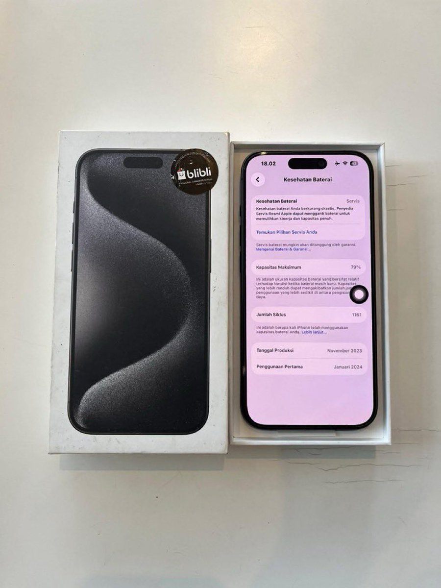 bavtrasss's tweet photo. GIVE AWAY!! IPHONE 15 BH 79%

Alasan : karena hp editing konten fb youtube dan untuk produk digital udh ada yang baru dan proper. Anak" juga lebih milih make ipad.

Jadi soo aku mau berbagi kekalian. So goodluck https://t.co/9lpWoqFFkh