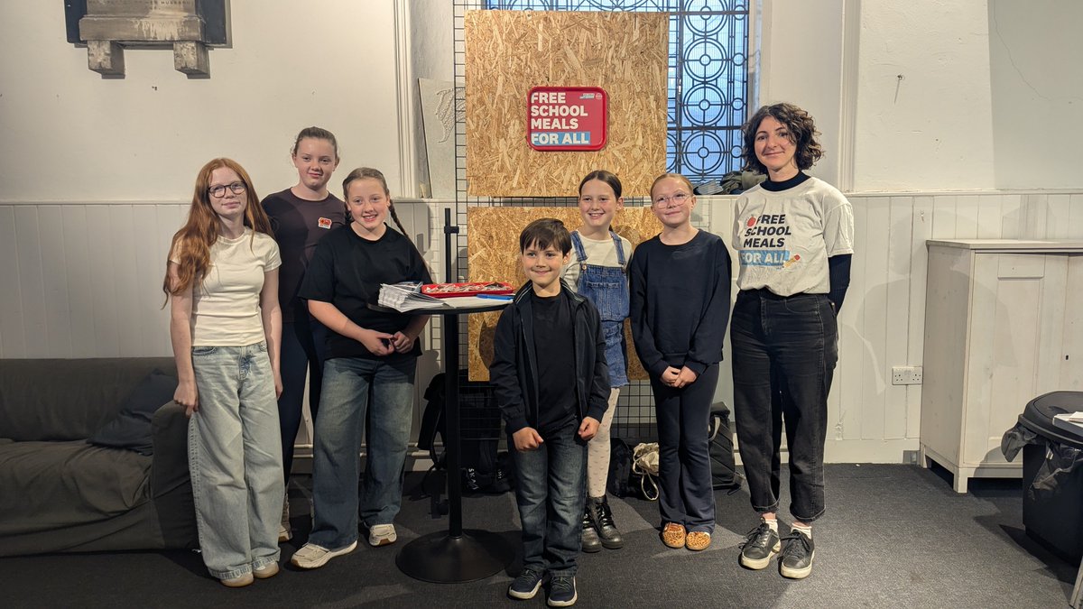 LilyReports's tweet photo. We are at St James in the city with @NoChildBehindUK for the launch of the @UKLabour conference #FreeSchoolMealsForAll https://t.co/z2QA4w6RGy