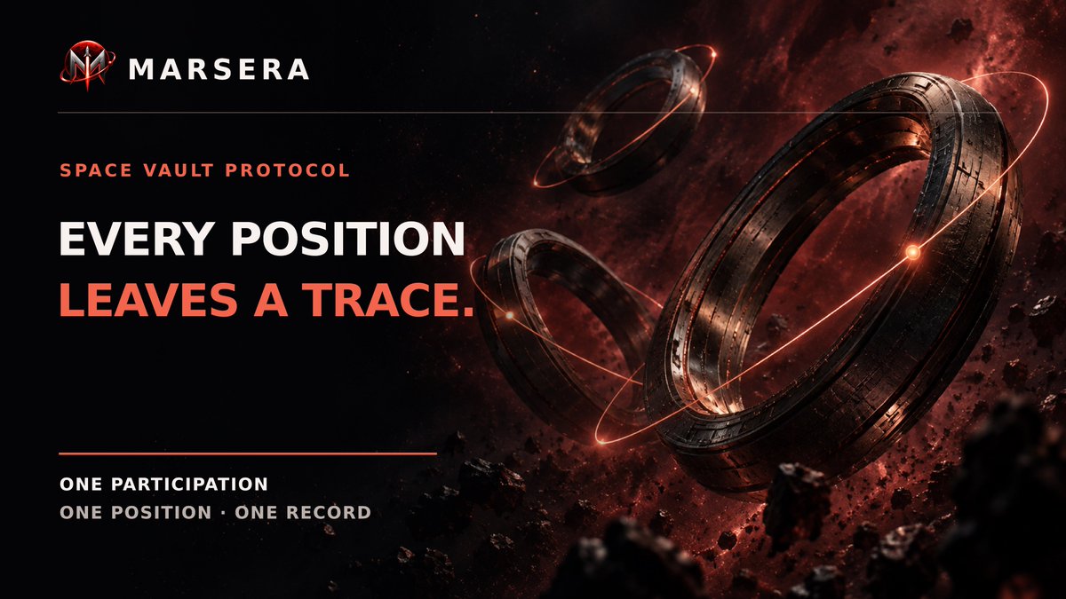 MarsEraLabs's tweet photo. A balance tells you how much. It doesn’t tell you what happened.

We’re building Space Vault so every participation has its own Position and Vault, with a record you can follow through settlement.

An economy should remember how it grows. 🪐

#MARSERA #MERA #SpaceVault https://t.co/KZflH7C1JX
