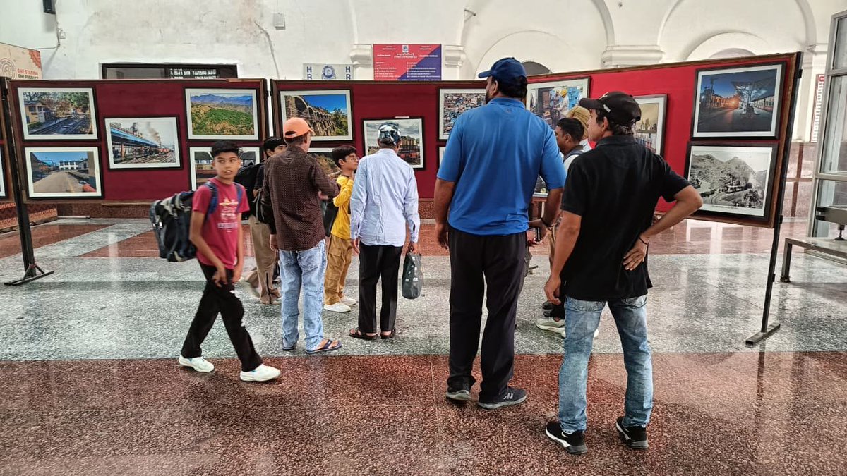 RailwayNorthern's tweet photo. Preserving Heritage, Inspiring Journeys 🚂 

​As part of the #SwachhataHiSeva2026 campaign on World Tourism Day, Carriage & Wagons Depot and Diesel Shed, Kalka organised an engaging photo exhibition at Patiala Railway Station.

The showcase celebrated the rich history and scenic beauty of the UNESCO World Heritage Kalka–Shimla Railway, offering passengers and visitors a captivating visual journey.

#WorldTourismDay