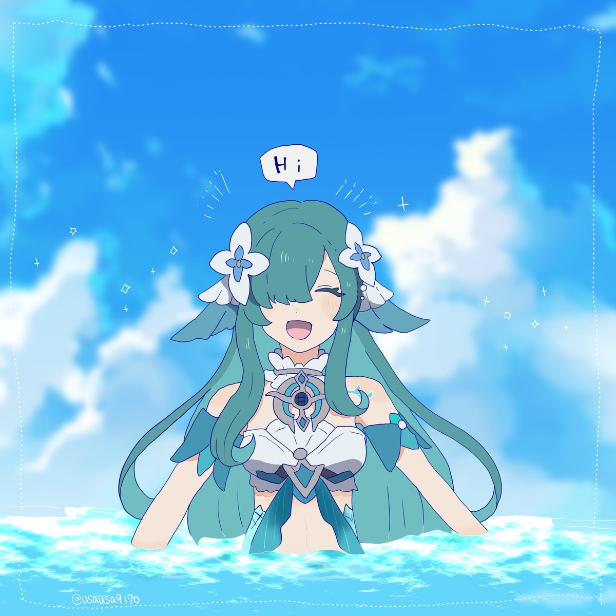 usausa9170's tweet photo. 🧜‍♀️〜🎶 https://t.co/P5tuVFCbjU