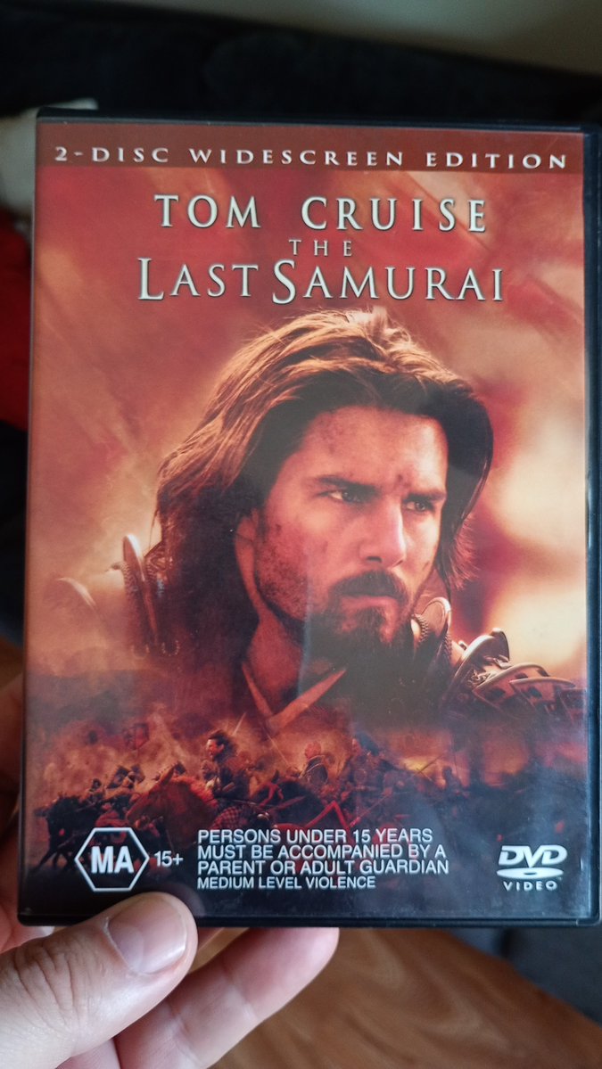 un1v3rs3135's tweet photo. Watched this last night
Tom Cruise aces it, like he does in all his movies.
Looked great on DVD in PAL, 2.35:1
The Last Samurai
#physicalmedia #dvd #TomCruise https://t.co/HLqdGLEcCo