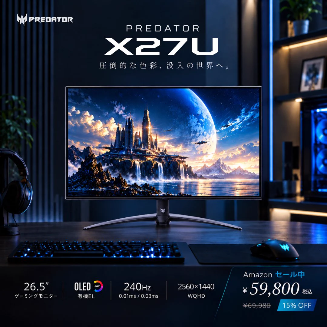 Predator Gaming JPN🧸@AcerPlayMaster on X: 