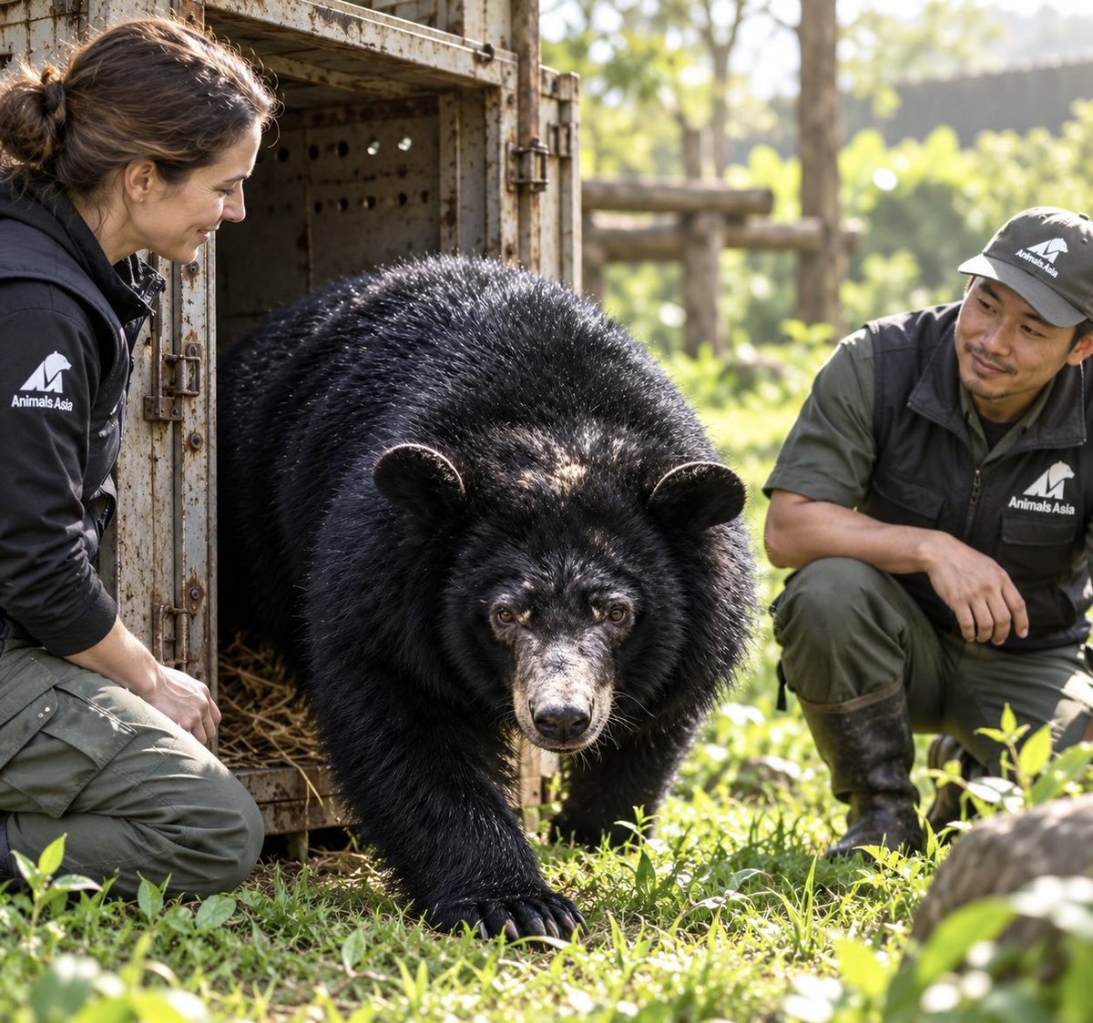 XPERTDAVID1000X's tweet photo. 21 years in a cage.
Never saw the sky.
Never felt grass.
Fern the moon bear just took her first steps outside.
$FERN
The Moon Bear
BfK1fZuZjcgtxpdKowafwDzFTywdVzyQb5mRYAdHpump
Send it.
#FreeTheFinalBears #MoonBear
Sending the fees to Animals Asia foundation (the charity who helped free fern)
https://t.co/cN9FwEIX79
References:
https://t.co/qIuSHGChQB…
https://t.co/vFO4Mnmsa8…
https://t.co/MUyZPehETz…
https://t.co/86Frgvi7Xk…
Only CA: BfK1fZuZjcgtxpdKowafwDzFTywdVzyQb5mRYAdHpump