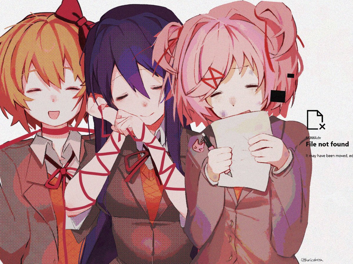hanicakea's tweet photo. まとめ　#ddlc https://t.co/Pqfyjht7HP