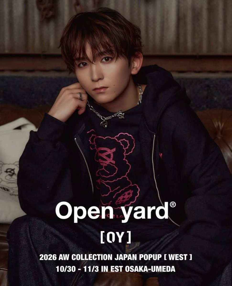 EBi_unofficial's tweet photo. To commemorate the opening Open yard’s popup for their 26 AW collection in Osaka, Open yard will be collaborating with Lienel’s Milo for a special event!
More information on how to attend the event will be under the thread ⬇️

#Lienel https://t.co/0f46lyoemD