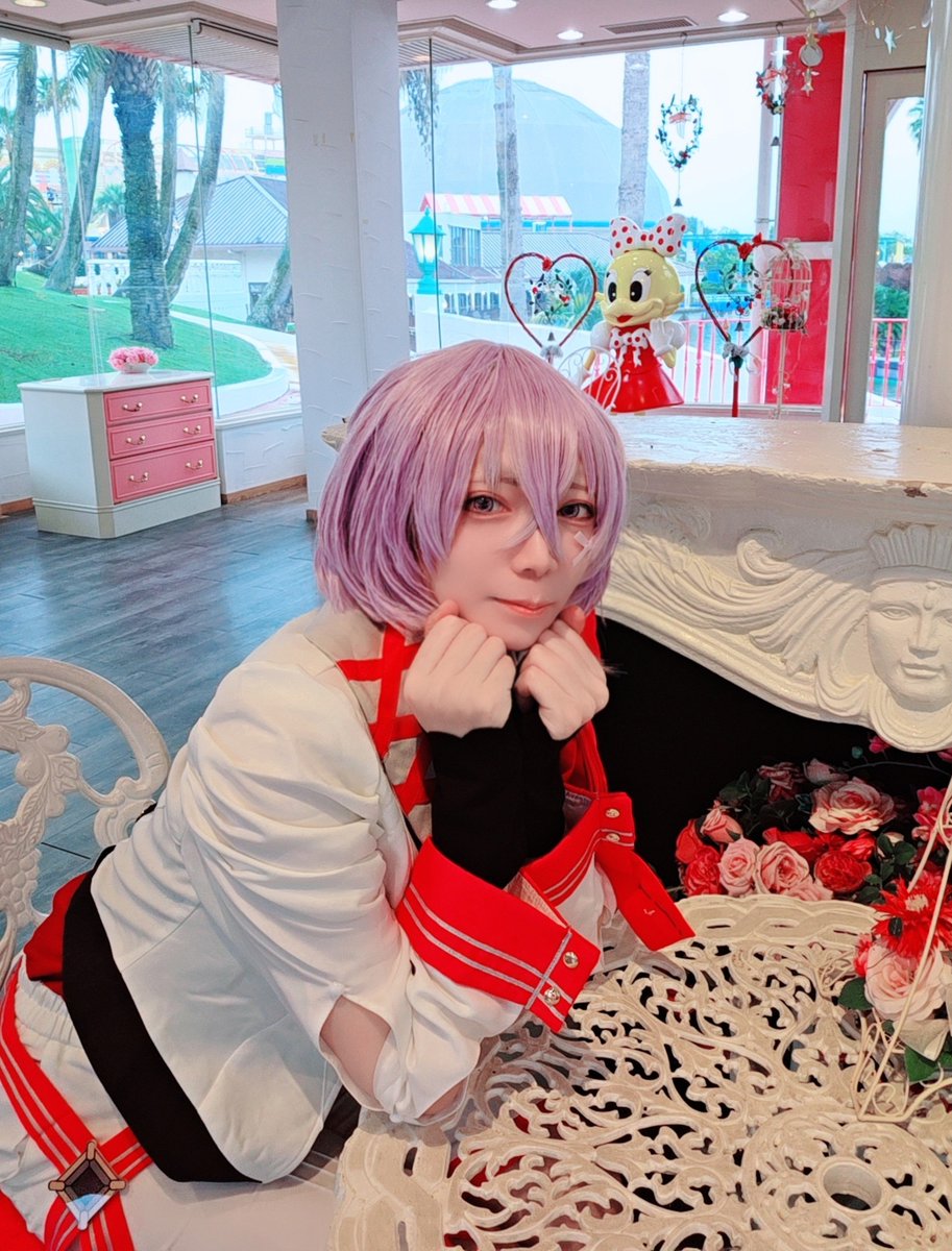 misa330803's tweet photo. 本日はエスプリちゃんでいます🎶
雨すごいけど楽しい☺️✨
#超コスチャinレオマ https://t.co/fX4UQsCcGl