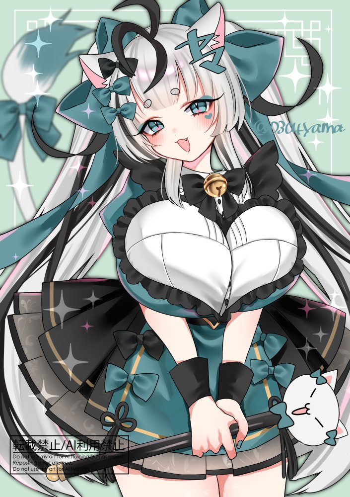 0304yama's tweet photo. 少しは少女っぽくなったかニャン？ステッキのセンスには目をつぶってもろて #oc https://t.co/7Sdp8Oqv8w