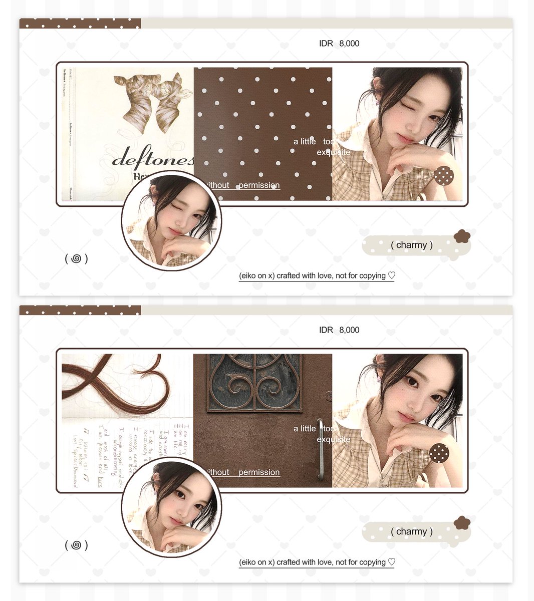 eikozu's tweet photo. haloo! ei punya layout serba - serbi ian foto terbaru, priced at 8,000 bagi yg berminat bisa dm aja yaa <3

( #zonauang ) https://t.co/M5njG2cEIb