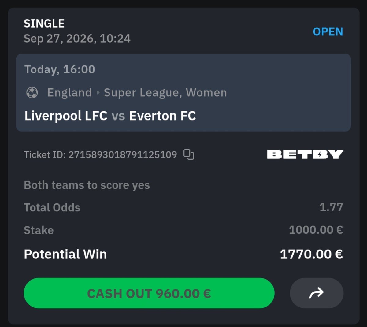 Hamsik_Bets's tweet photo. ⏰ 16:00 (GMT +2)

⚽️ 🏴󠁧󠁢󠁥󠁮󠁧󠁿 England – Women's Super League

🏴 Liverpool FC vs Everton FC

👉 Both Teams to Score – Yes @ 1.77 https://t.co/Xw0ZjxzEEF