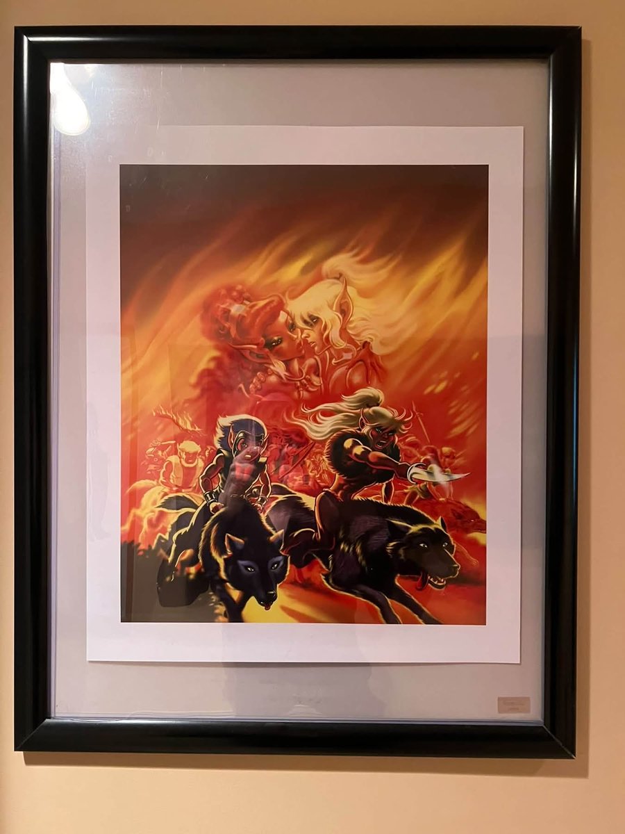 danarubbernyc's tweet photo. #Elfquest Been after a print of this piece for so long. https://t.co/rCobA00v4X