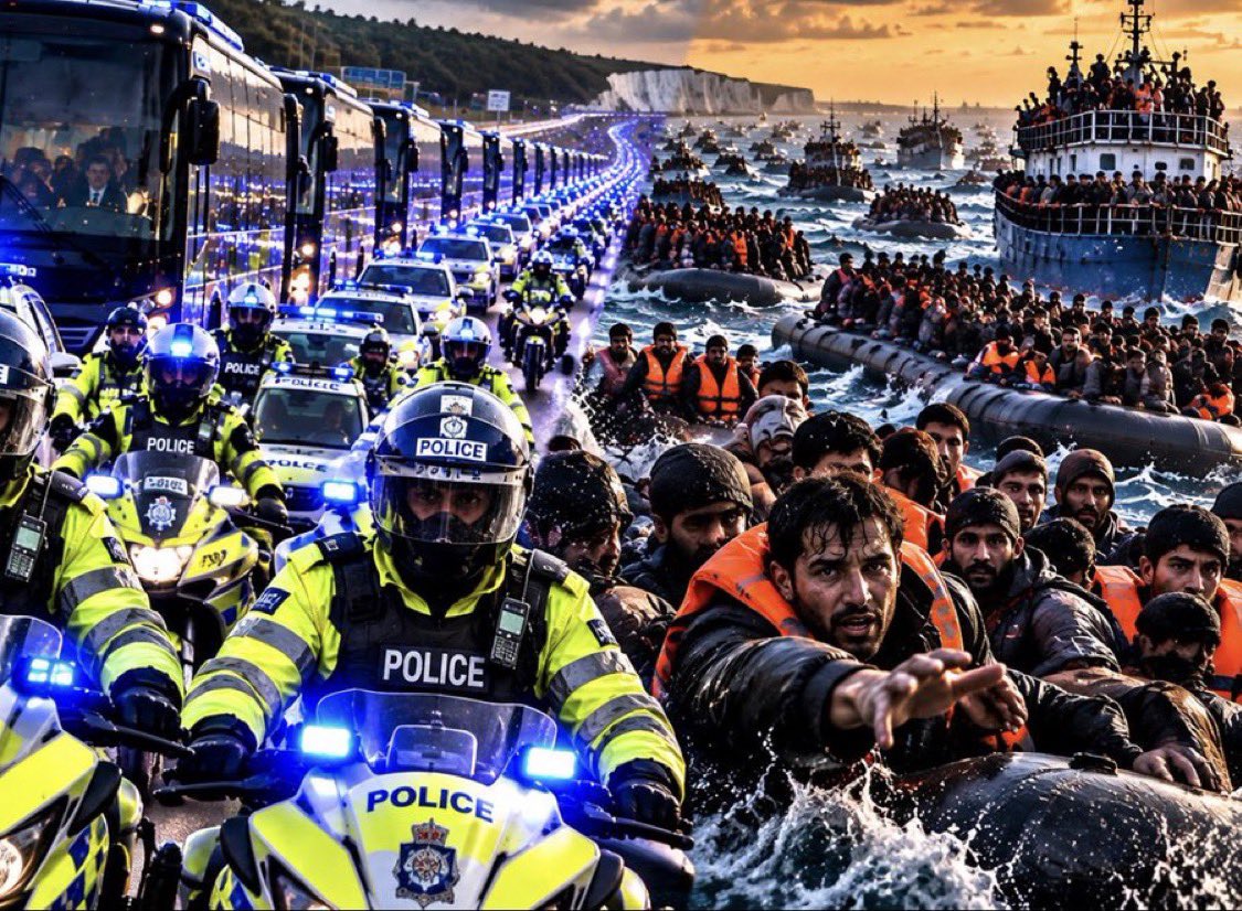 BritishScope's tweet photo. Would YOU Say NO?

This government wants you to sign up to the army. They want you to think Russia are the enemy. 

The same government that lets councils tear down our flag and imprisons people for tweets.

The same government that won't secure our borders and we the taxpayers are funding the invaders lifestyle in the UK.

The same government pumping out "Russia is the enemy" propaganda every single day.

Not a chance. Respect Britain first.

I would think very carefully if you’re thinking of signing up to the Army right now. 

A King that’s head of the Armed Forces that won’t protect Christianity, and a government that values the lives of invaders more than British children.

I think fucking not.

@insiderlauren 

https://t.co/Lp2bNurRX3