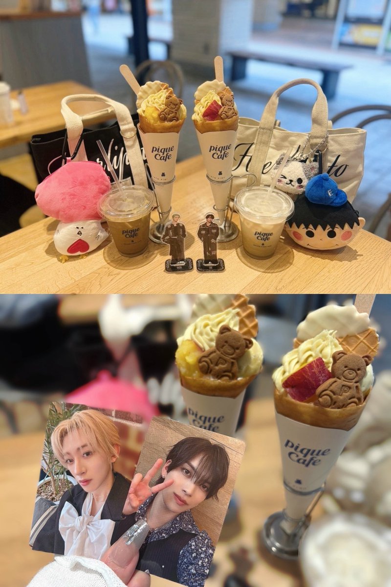 MZ08einyan's tweet photo. ジェラピケカフェのお芋（☆Ч☆）🍠💕💕 https://t.co/g6kDndRUKe